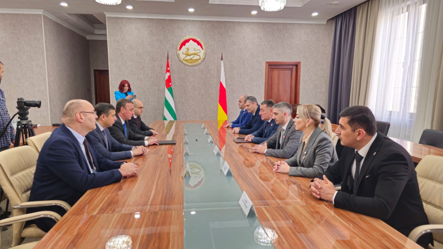 Владимир Делба встретился с председателем Правительства Южной Осетии Константином Джуссоевым