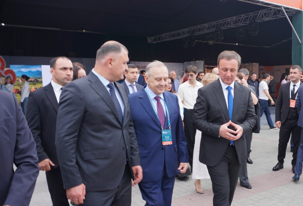 Премьер-министр Абхазии Владимир Делба на I международном экономическом форуме «Южная Осетия. Горизонты инвестиций».